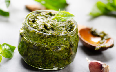 Hausgemachtes Bärlauchpesto