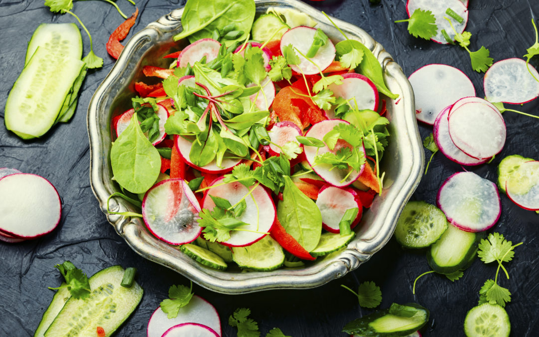 Melonen-Radieschen-Salat
