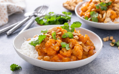 Blumenkohlcurry mit Bohnen