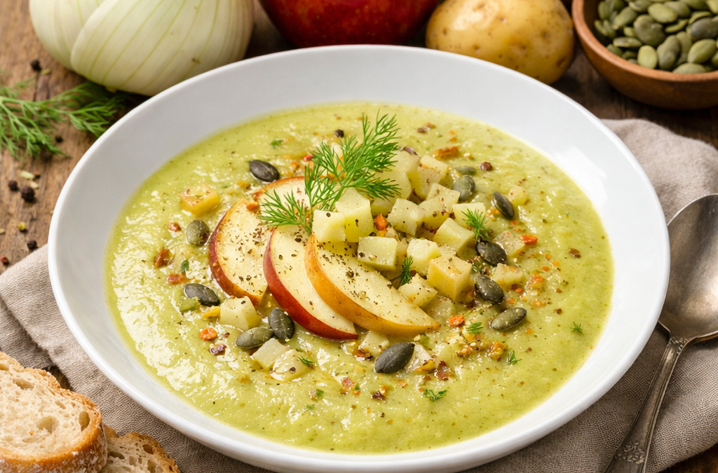 Basische Fenchel-Apfel-Suppe