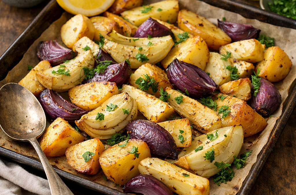 Sanftes Winter-Ofengemüse